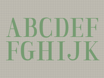 ABCDEFGHIJK font letter modern serif type typeface typography