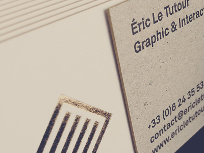 Business Cards branding business card edge foil foiling gold letterpress logo monogram texture