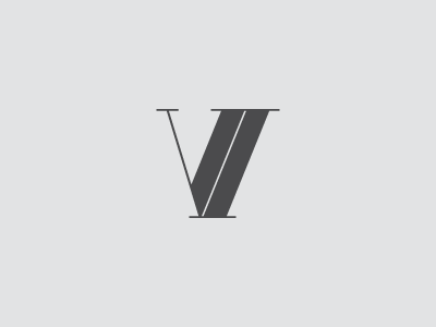 VI lettering monogram type typography