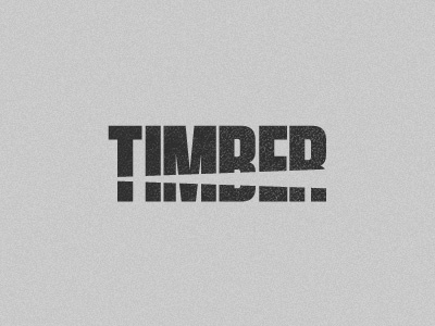 Timber logo logotype tungsten