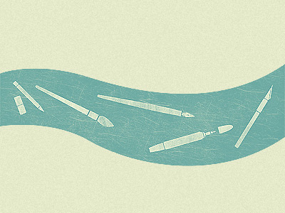 Tools experimentation flow illustration texture