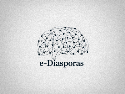 e-Diasporas logo diaspora logo logotype