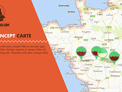 Interactive map color map web design webdesign website wine