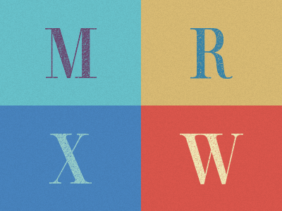 MRXW font letter modern serif type typeface typography