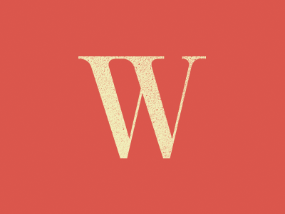 W font letter modern serif type typeface typography w