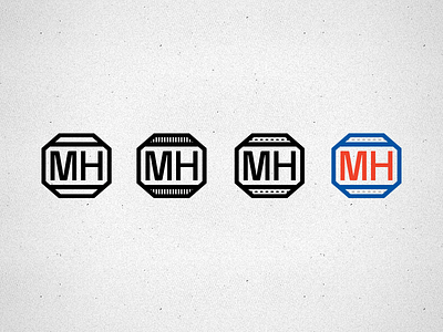 MH japanese logo logotype texture