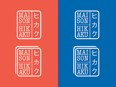 MH logo colors gotham japanese katakana logo photography seal stamp vitesse