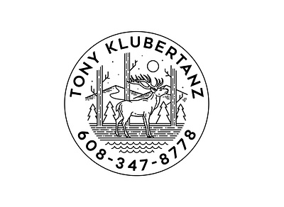 Tony Klubertanz adventure apparel badge brand branding design illustration landscape line logo monoline mountain nature tree
