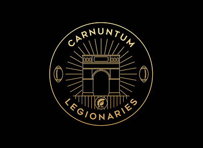 Carnuntum Legionaries adventure apparel art badge brand branding design gate gold graphic design illustration landscape line lineart linework logo monoline nature tshirt vintage