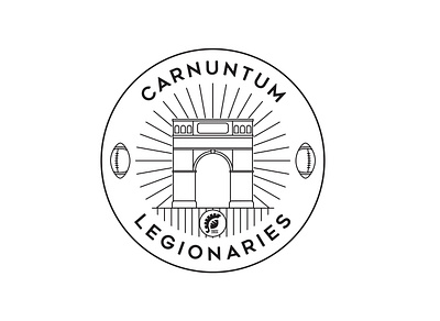 Carnuntum Legionaries adventure apparel badge brand branding design gate graphic design illustration landscape line lineart linework logo monoline nature pin tshirt vintage