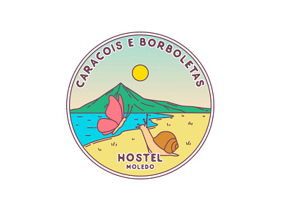 Caracois E Borboletas by Wanderline on Dribbble