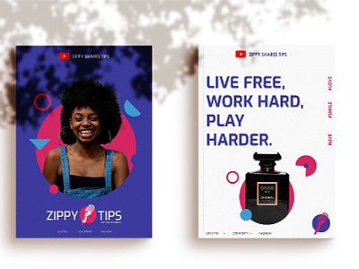Zippy Tips branding brand design brand identity branding design logo logo design woman women empowerment