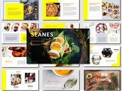 Seanes - Creative & Food Presentation Template