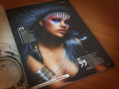 Niyo in Advanced Photoshop advanced photoshop digital art fantasy magazine niyo published surreal woman