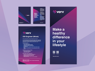 Branding for conference branding brochure design flat poster roll up vector