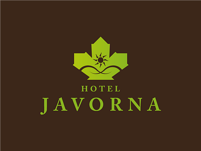 Hotel Javorna branding hotel logo logo design mountain hotel slovakia