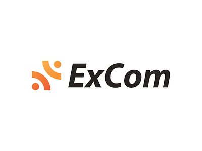 Excom communication exchange information information information share logo logo design telecommunication