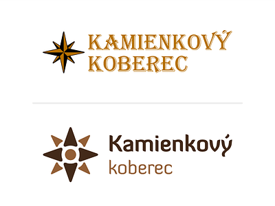 Kamienkovy Koberec | Stone carpet logo logo design logo redesign stone stone carpet