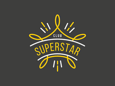 Superstar club club logo logo logo design star star logo