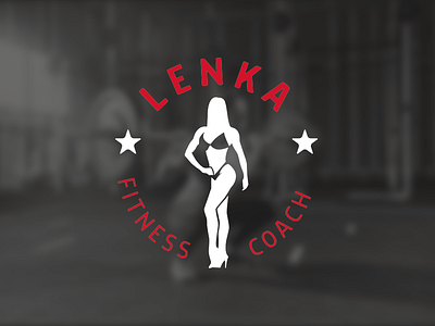 Lenka Fitness Coach fitness fitness coach fitness logo logo