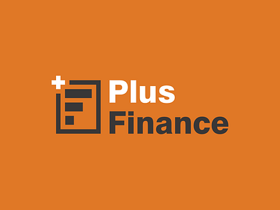 PlusFinance branding finance finance logo financial consulting graphic design logo logo design