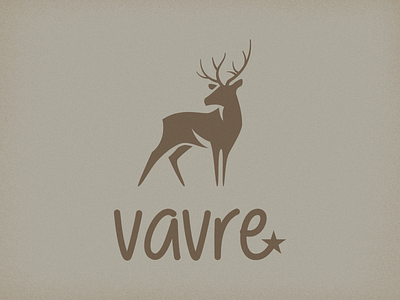 Vavre branding children lgoo deer deer logo graphic design illustration logo logo design