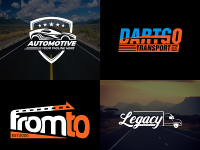 trucking logistics and transport logo within 24 hours