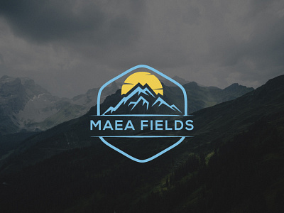 Maea Fields animation branding design icon illustration illustrator logo minimal mountain typography vector