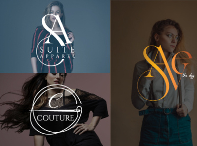 luxury  fashion  boutique  signature  brand logo