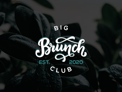 Big Brunch Club 1 animation branding design icon illustration illustrator logo minimal typography vector
