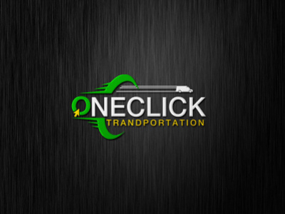 Oneclick trandportation branding design illustration illustrator logo minimal typography ui ux vector
