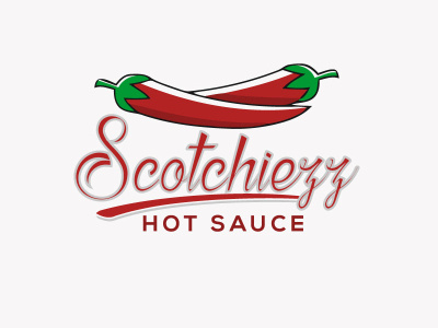 Scotchiezz Hot Sauce branding design illustration illustrator logo minimal typography ui ux vector