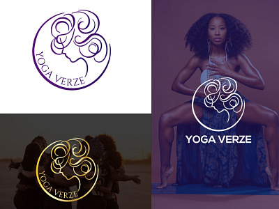 Yoga Verze branding design illustration illustrator logo minimal typography ui ux vector