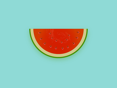Watermelon color doodle fun illustration niranjan print watermelon