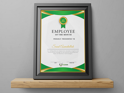 Certificate Design