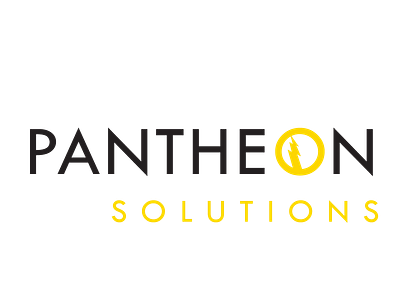 Pantheon Solutions art branding design graphic design illustration illustrator logo logotype tech typography
