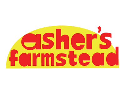 Asher's Farmstead art branding design graphic design illustration illustrator logo logotype typography wordmark