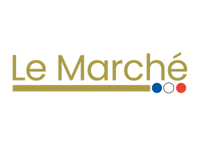 Le Marché art branding design graphic design illustration illustrator logo logotype shop typography