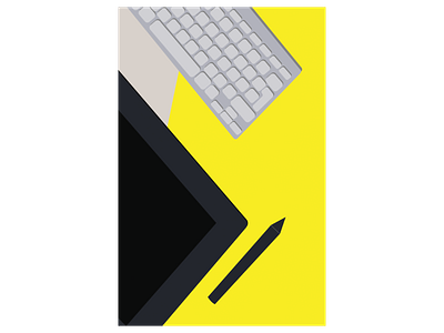 Blog art blog branding design graphic design illustration illustrator keyboard logo logotype stylus tablet typography