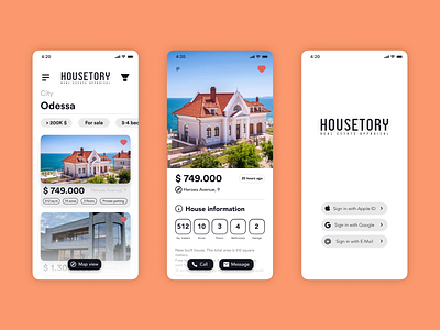 Housetory Real Estate App