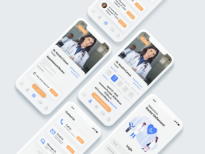 Telehealth Primary Care System App adobe xd adobexd application medical medical app telehealth telemedicine ui uidesign xd