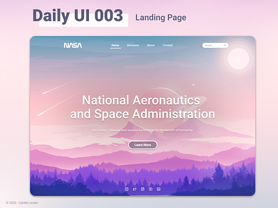 Daily UI 003 - Landing Page