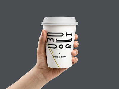 Oh my dog bordeaux food france graphicdesign hotdog logotype mockup psd