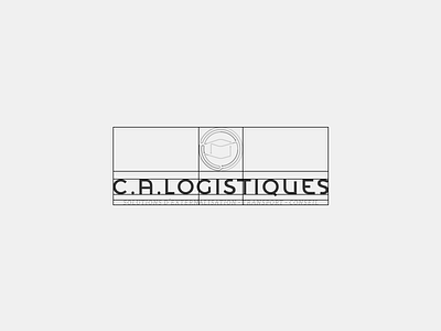 Ca Logistiques - Logotype bordeaux brand branding grid logistiques logotype