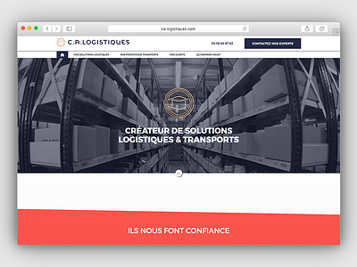 CA Logistiques bordeaux graphic design haillan logistiques pixel web web design