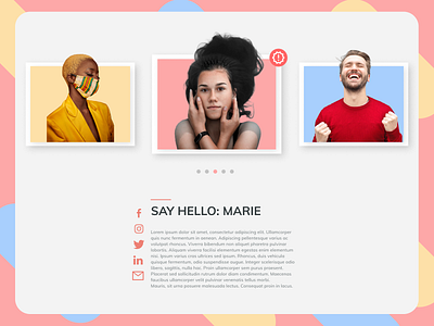 Expandable Image Carousel - Epic ROI Theme design figma iconography minimal shadow theme theme design themes ui ux vector web