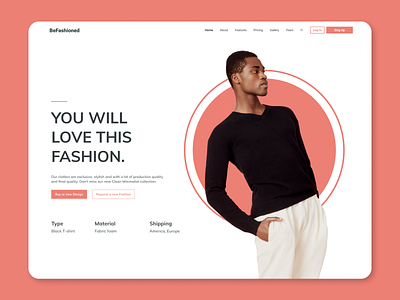 Hero Side by Side - Epic ROI Theme design fashion brand fashion design figma header design hero section minimal ui ux vector web