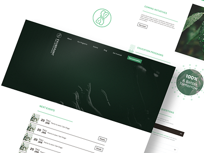Exuberant Growth - Easy to use sections community figma focused nature nonprofit sections theme ui ux web