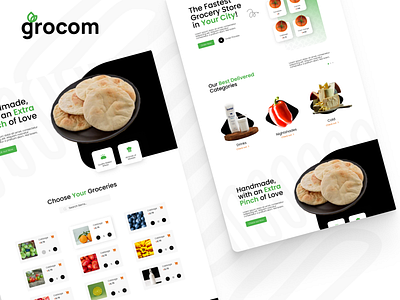 grocom - Free Templates e commerce ecommerce food free groceries grocery hubspot store templates theme web