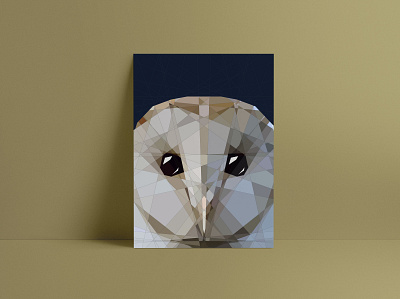 Barn Owl Print design graphic graphicdesign illustration print vector